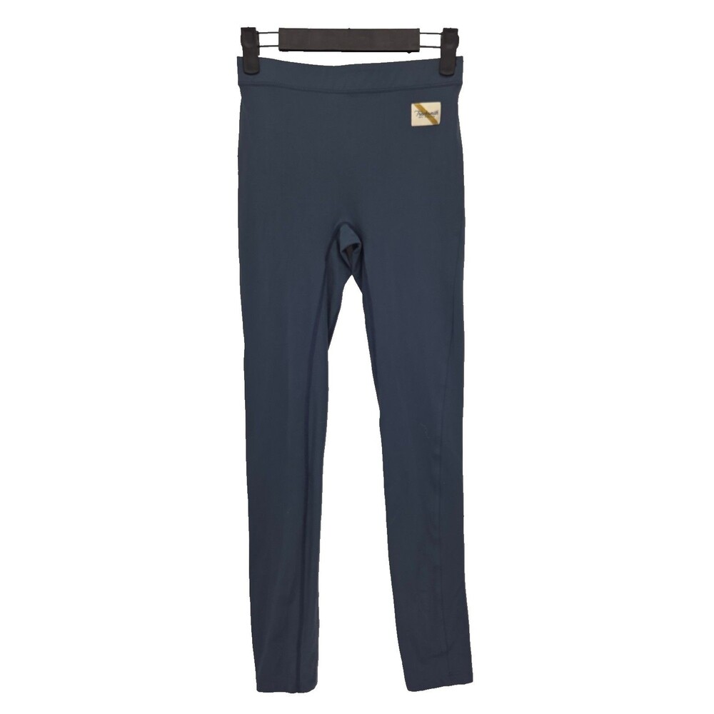 Tracksmith Womens Running Tights Full Length Size Small Blue Performance